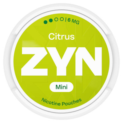 ZYN Citrus Mini Strong Nicotine 6mg x 20 Pouches 8g