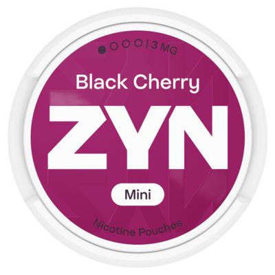 ZYN Black Cherry Nicotine 3mg x 20 Pouches 8g
