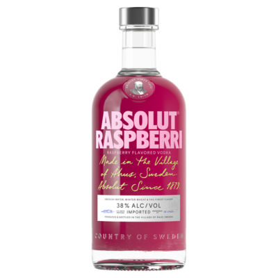 Absolut Raspberri Raspberry Flavoured Vodka 70Cl