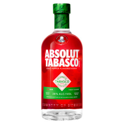Absolut Tabasco Chili Pepper Flavoured Vodka 700ml