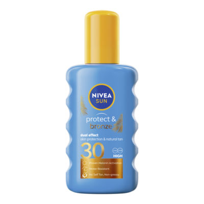 Nivea Sun Protect & Bronze Pump Spray Spf30 200Ml