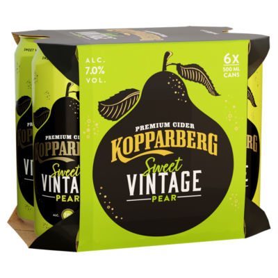 Kopparberg Sweet Vintage Pear Premium Cider 6 x 500ml