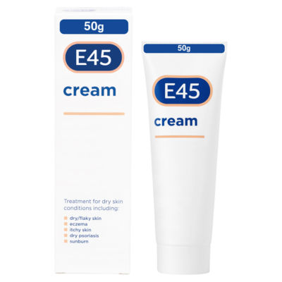 E45 Moisturiser Body Cream for Dry Skin & Eczema 50g