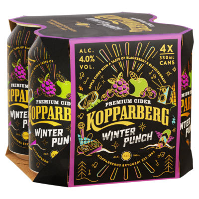 Kopparberg Winter Punch Premium Cider 4 x 330ml product image