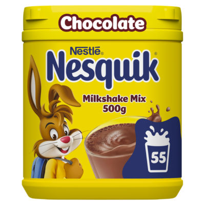 Nesquik Chocolate Flavoured Milkshake Powder 500G Tub