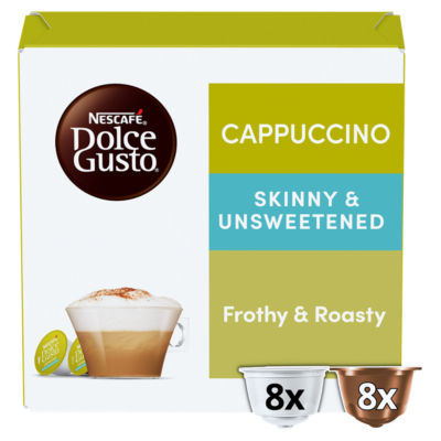 NESCAFE DOLCE GUSTO Cappuccino Skinny Coffee Pods x16 160g