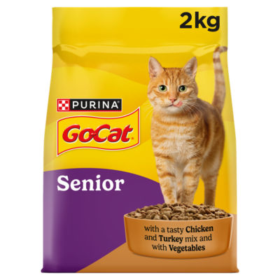 Go-Cat  Senior Cat Chicken & Vegetables Dry Cat Food 2Kg - Image 5