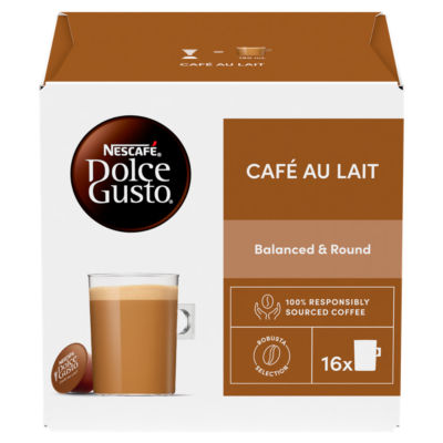 Café Au Lait Coffee Pods x16 (16 Servings)