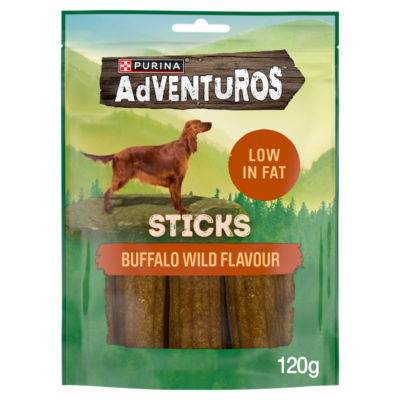 Adventuros Dog Treat Buffalo Wild Flavour Sticks 120G - Image 5