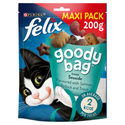 Felix Goody Bag Seaside Salmon, Pollock And Trout Cat Treats 200g  - 10137083  - Animed