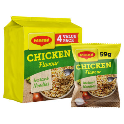 Maggi 3 Min Instant Noodles Chicken Flavour 4 X 59G - Image 5