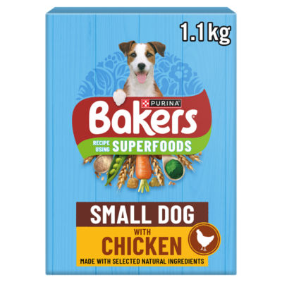 Bakers Superfoods Small Dog Chicken Dry Dog Food 1.1kg