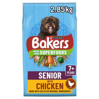 Bakers Senior Dry Dog Food Chicken & Veg