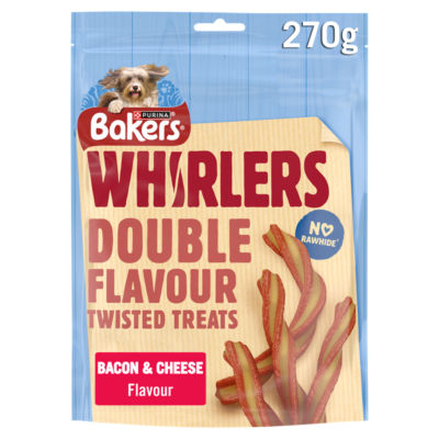 BAKERS Sizzlers Bacon and Cheese Dog Treats 270g