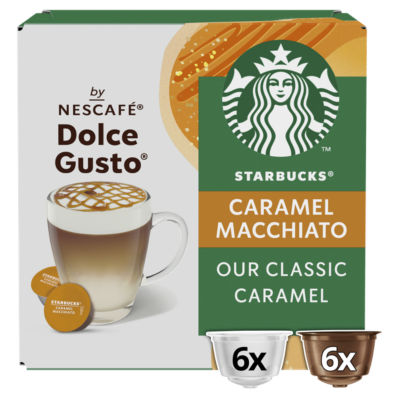 Starbucks by Nescafe Dolce Gusto Caramel Macchiato Coffee Pods x12 127.8g