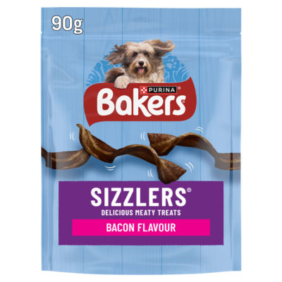 Purina Bakers Sizzlers Delicious Meaty Treats 90G - Image 6