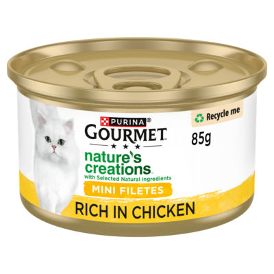 Gourmet Nature's Creations Chicken Wet Cat Food 85g