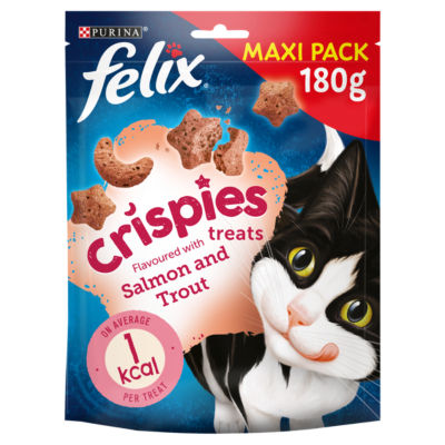 Felix Crispies Cat Treats - Salmon and Trout 180g