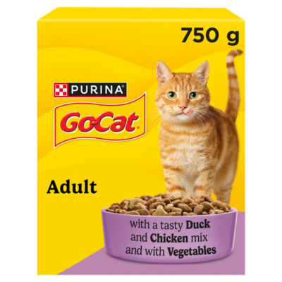 Go-Cat Go-Cat Adult Dry Cat Food Chicken And Duck 750G