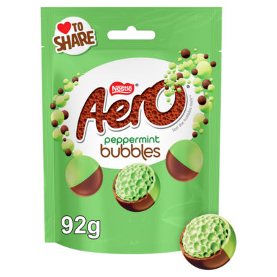 Aero Bubbles Peppermint Milk Chocolate Sharing Bag 92G