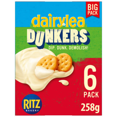 Dairylea Dunkers Ritz Crackers Cheese Snacks 258g  (6 x 43g)