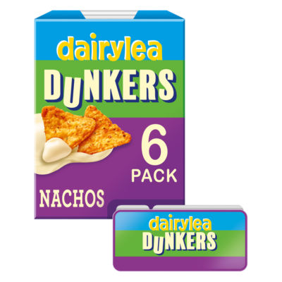 Dairylea Dunkers Nachos Cheese Snacks 6 Pack 258g