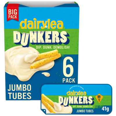 Dairylea Dunkers Jumbo Tubes Cheese Snacks 6 pack 6x41G