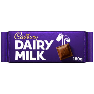 Cadbury dairy milk chocolate bar