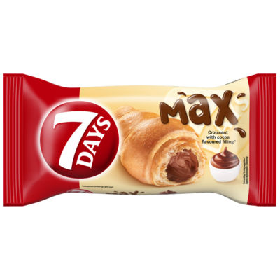 7 Days Max Croissant with Cocoa Flavoured Filling 80g