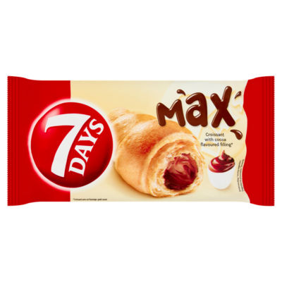 7 Days Max Croissant with Cocoa Flavoured Filling 80g