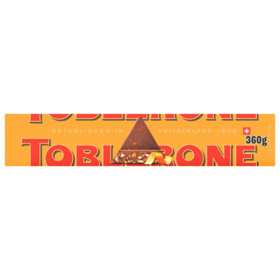 Toblerone Orange Twist Milk Chocolate Bar 360g