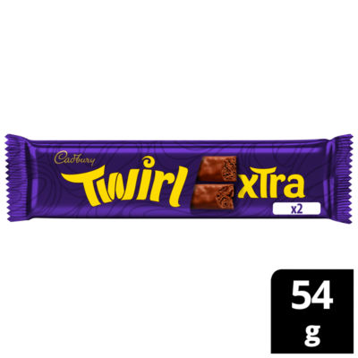 Cadbury Twirl Xtra Duo Chocolate Bar 54 g