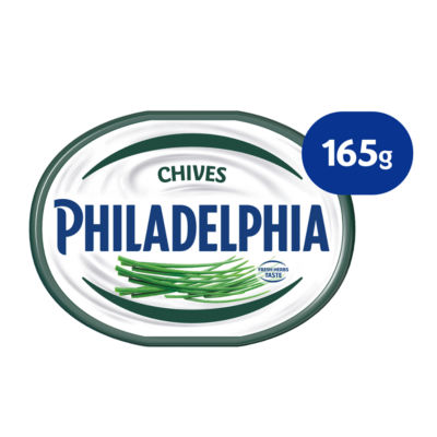 Philadelphia Chives Soft Cream Cheese Tub 165 G