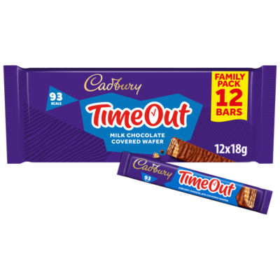 Cadbury Timeout Chocolate Biscuit Family Size 12 Pack