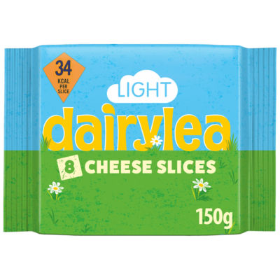 Dairylea Light Cheese Slices 8 Slices Multipack (8 X 18.75G) 150 G