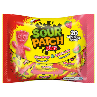 Sour Patch Kids Strawberry & Watermelon flavour sweets 350g