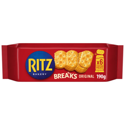Ritz Breaks Original Baked Cracker 6 Pack Multipack 190g (6 x 190g)