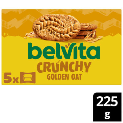 Belvita Golden Oats Cereal Biscuit Snack Bars Multipack 225g (5 x 45g)