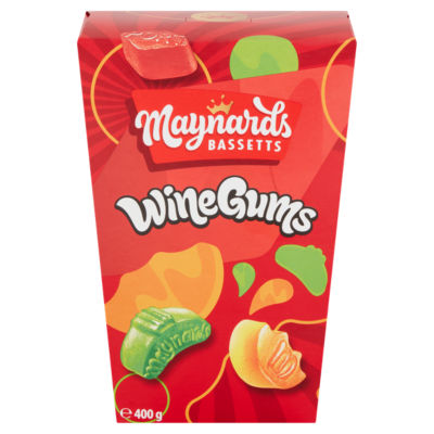 Maynards Bassetts Wine Gums Sweets Carton