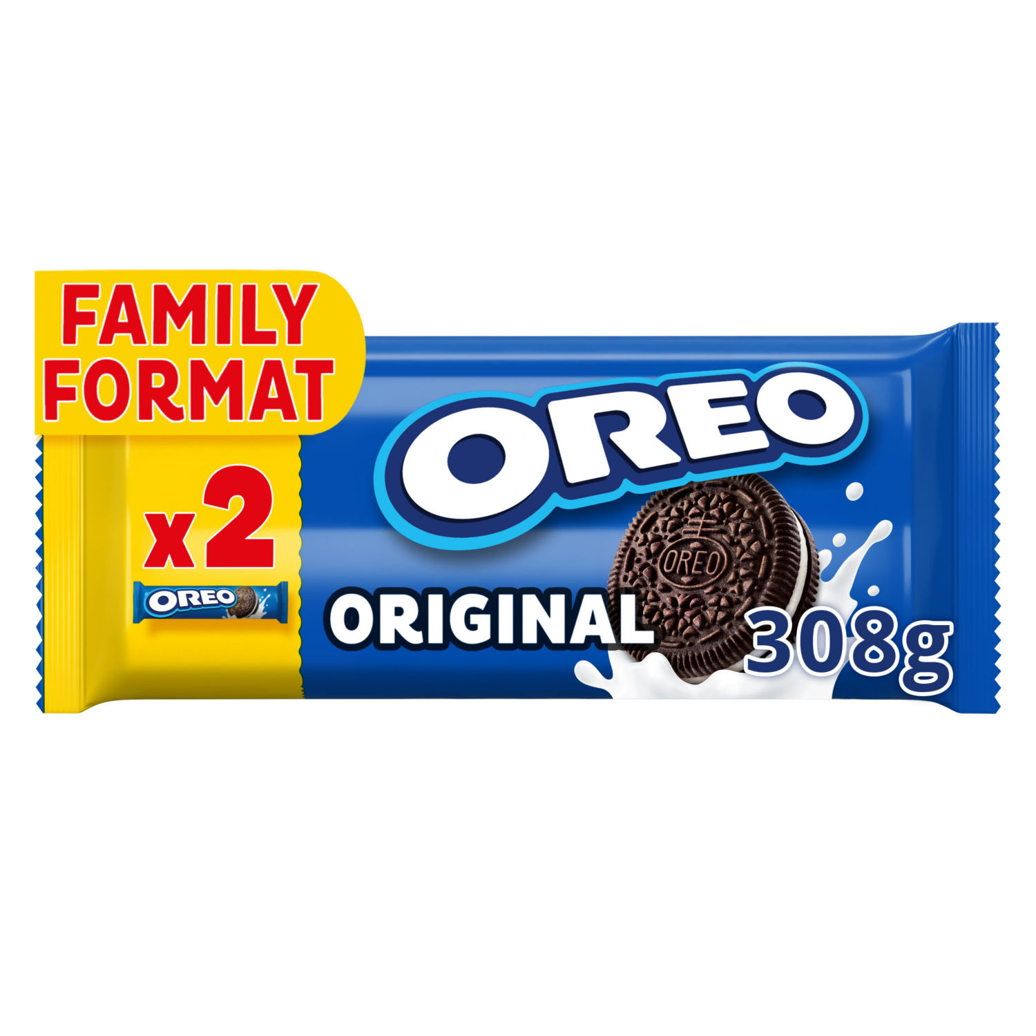 Oreo Original Vanilla Sandwich Biscuits 308g Twin Pack