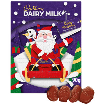Dairy Milk Christmas Chocolate Advent Calendar 90g