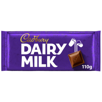 Cadbury dairy milk chocolate bar