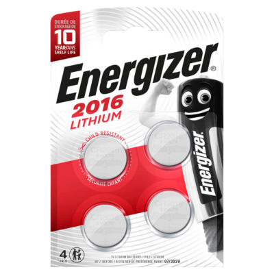 Energizer Cr2016 4 Pack