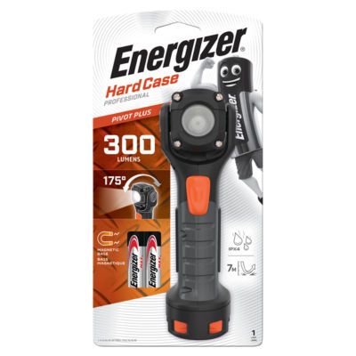 Energizer Hard Case Pivot Light 2AA Swivel Head Torch