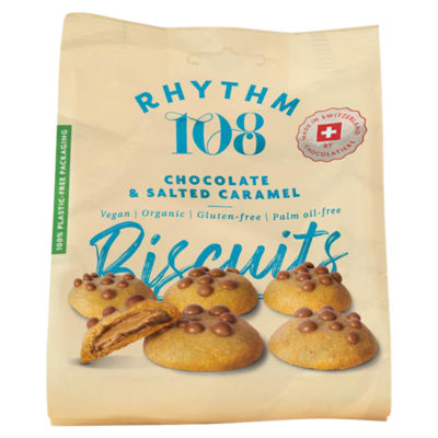 Rhythm 108 Chocolate & Salted Caramel Biscuits 135g