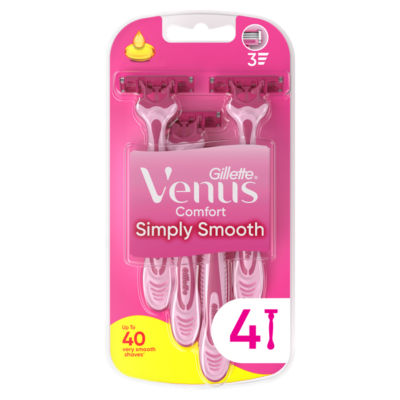 Gillette Simply Venus 3 Smooth and Close Disposable Razor