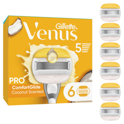 Gillette Venus ComfortGlide Coconut with Olay Blades 6 Pack