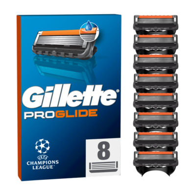 Gillette Fusion 5 ProGlide Razors For Men 8 Refill Razor Blades