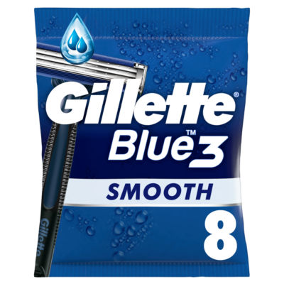 Gillette Blue3 Disposable Razors x8