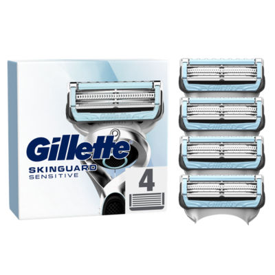Gillette Skinguard Sensitive, 4 Blade Refills